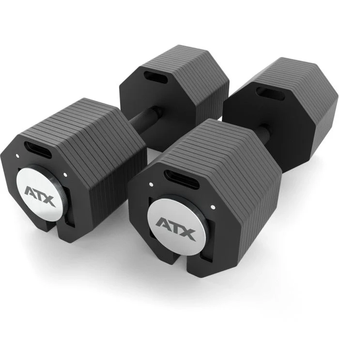 ATX® Verstellbare Kurzhanteln - Octa Dumbbells - 2 x 65 kg