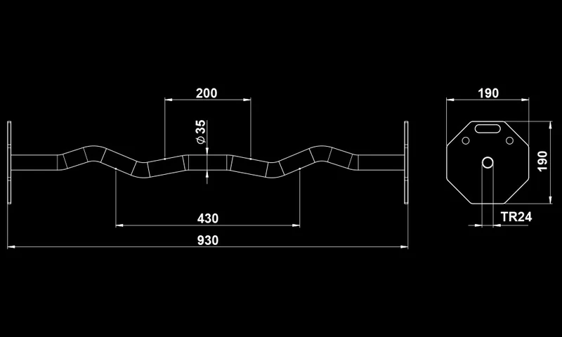 ATX® SZ-Hantel - Octa SZ Bar