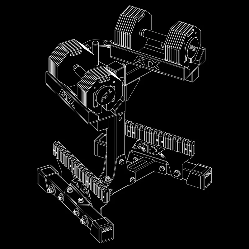 ATX® Adjustable Dumbbell Stand - M