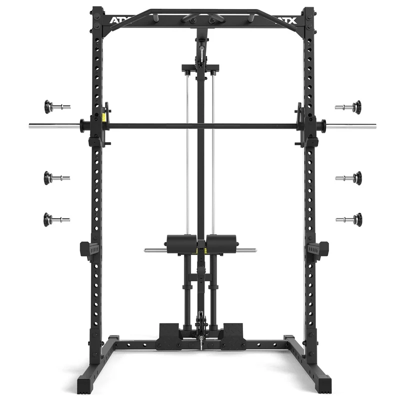 ATX® HRX-510 Rack-Komplettset mit Latzug Plate Load und Multipresse - Höhe 196 cm