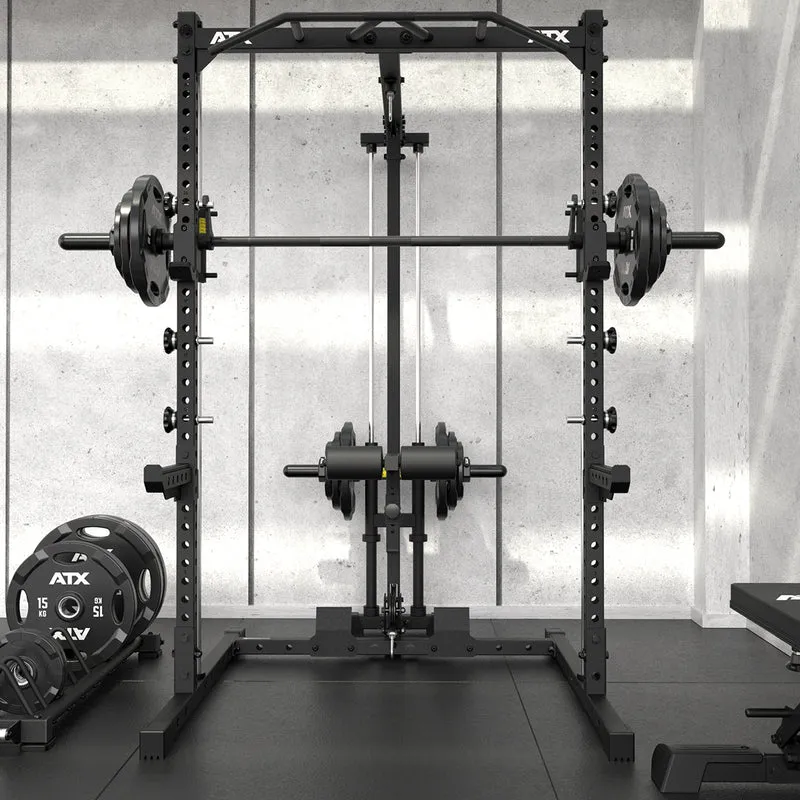 ATX® HRX-510 Rack-Komplettset mit Latzug Plate Load und Multipresse - Höhe 196 cm