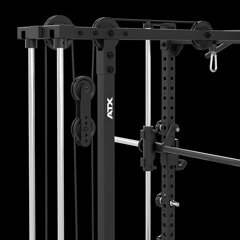 ATX® HRX-510 Rack-Komplettset mit Latzug Plate Load und Multipresse - Höhe 196 cm