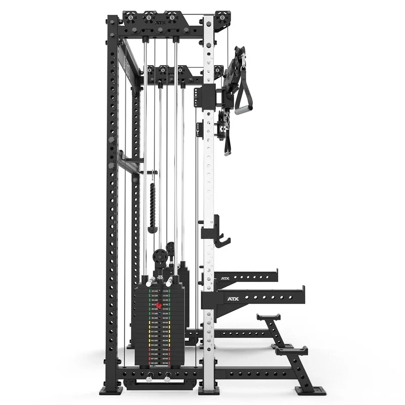 ATX® Cable Half Rack mit 2 x 90 kg Steckgewichte