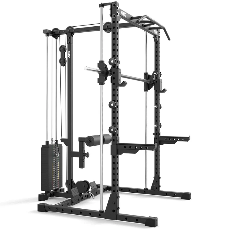 ATX® HRX-510 Rack-Komplettset mit Latzug-Steckgewichte und Multipresse - Höhe 196 cm