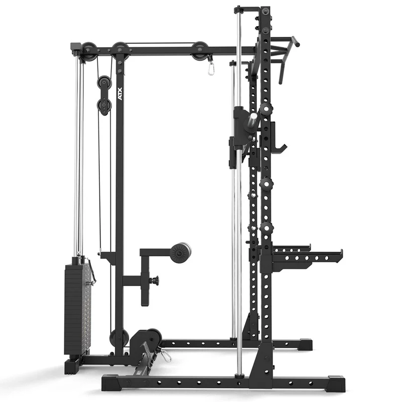 ATX® HRX-510 Rack-Komplettset mit Latzug-Steckgewichte und Multipresse - Höhe 196 cm