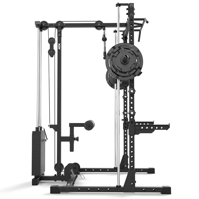ATX® HRX-510 Rack-Komplettset mit Latzug-Steckgewichte und Multipresse - Höhe 196 cm