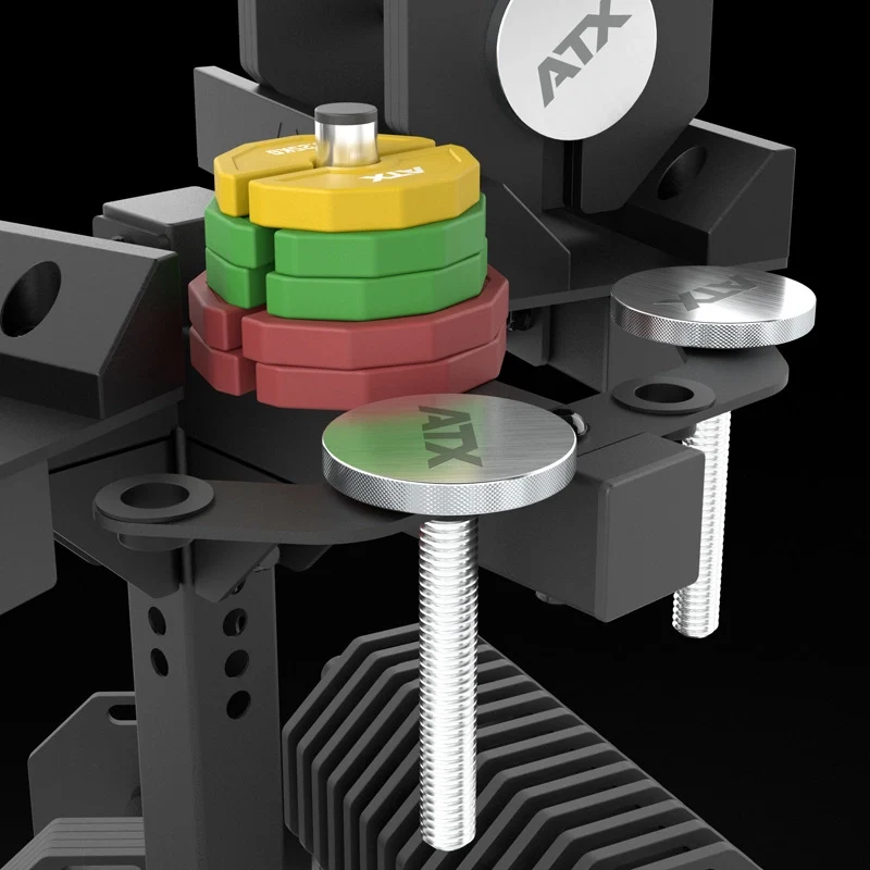 ATX® Octa Dumbbells 2 x 36 kg - Verstellbare Hanteln inkl. Ablageständer
