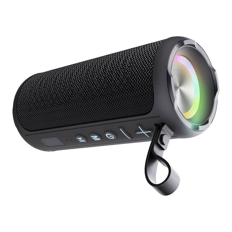 Krachtige Bluetooth-luidspreker met HD-geluid / LED-verlichting / IPX6 waterdicht / Bluetooth 5.1 & multipairing-functie / 20 W dual-speaker subwoofer