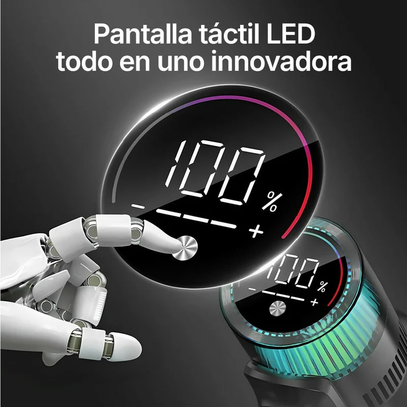 Aspiradora sin cable V1 Ultra – Motor ultra-potente de 100.000 rpm para un rendimiento excepcional