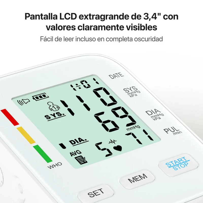 Tensiómetro V1 Pro – Precisión clínica y comodidad óptima para un control fiable en casa