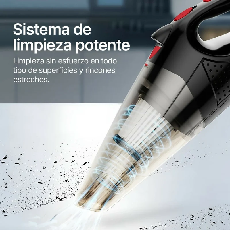 Aspiradora de mano V1 Pro - Motor ultrapotente de 33.000 rpm para un rendimiento excepcional