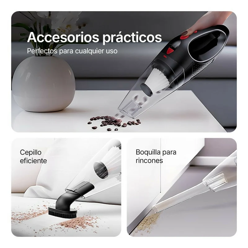 Aspiradora de mano V1 Pro - Motor ultrapotente de 33.000 rpm para un rendimiento excepcional