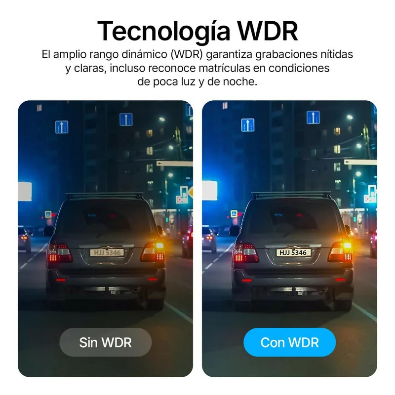 4K Dashcam Pro: grabación en Ultra HD con cámaras delantera y trasera, visión nocturna y vigilancia 24 horas