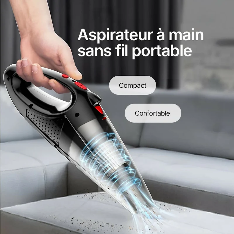 Aspirateur à main V1 Pro - Moteur ultra- puissant 33 000 tr/min pour une performance exceptionnelle