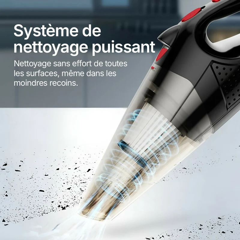 Aspirateur à main V1 Pro - Moteur ultra- puissant 33 000 tr/min pour une performance exceptionnelle