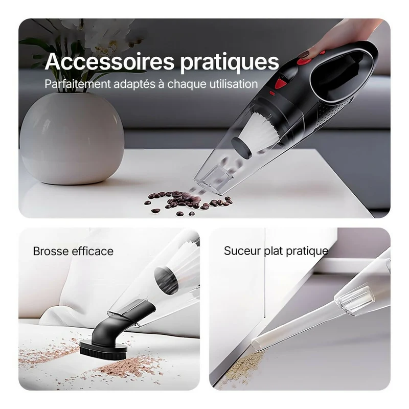 Aspirateur à main V1 Pro - Moteur ultra- puissant 33 000 tr/min pour une performance exceptionnelle