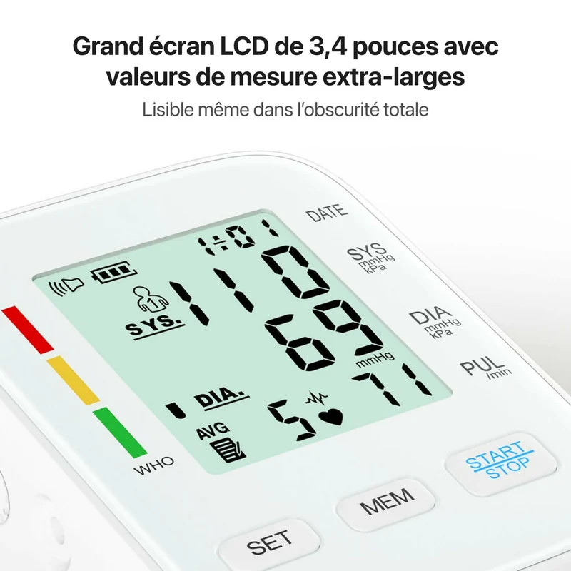 Tensiomètre V1 Pro – Précision clinique et confort optimal pour un suivi fiable à domicile