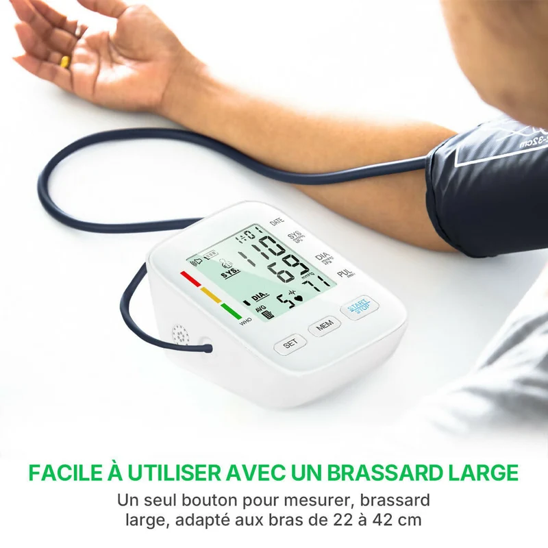 Tensiomètre V1 Pro – Précision clinique et confort optimal pour un suivi fiable à domicile