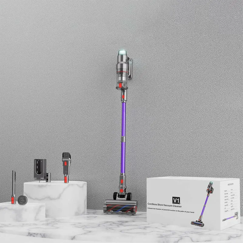 Aspirateur balai V1 Pro – Moteur ultra-puissant 100 000 tr/min pour une performance exceptionnelle