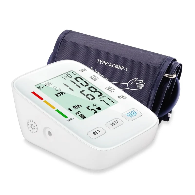 Blutdruckmessgerät V8 Pro – Vollautomatische Messung mit klinisch getesteter Genauigkeit, komfortabler Manschette und Arrhythmie-Erkennung für präzise Ergebnisse
