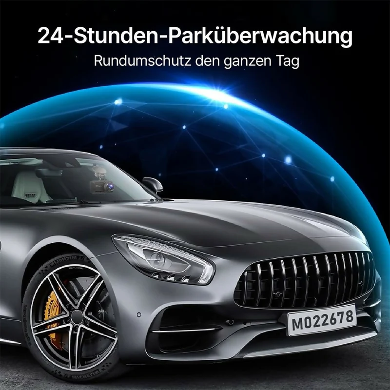 4K Dashcam mit 3,94" Bildschirm / Vorne & hinten / Autokamera mit 170° Weitwinkelansicht / Nachtsicht / Parküberwachung / G-Sensor