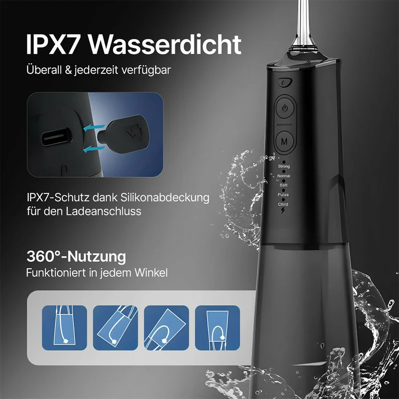 Oryzom ProFlow 2.0 - Tiefenreine Reinigung und gesundes Zahnfleisch dank präziser Wasserstrahl-Technologie