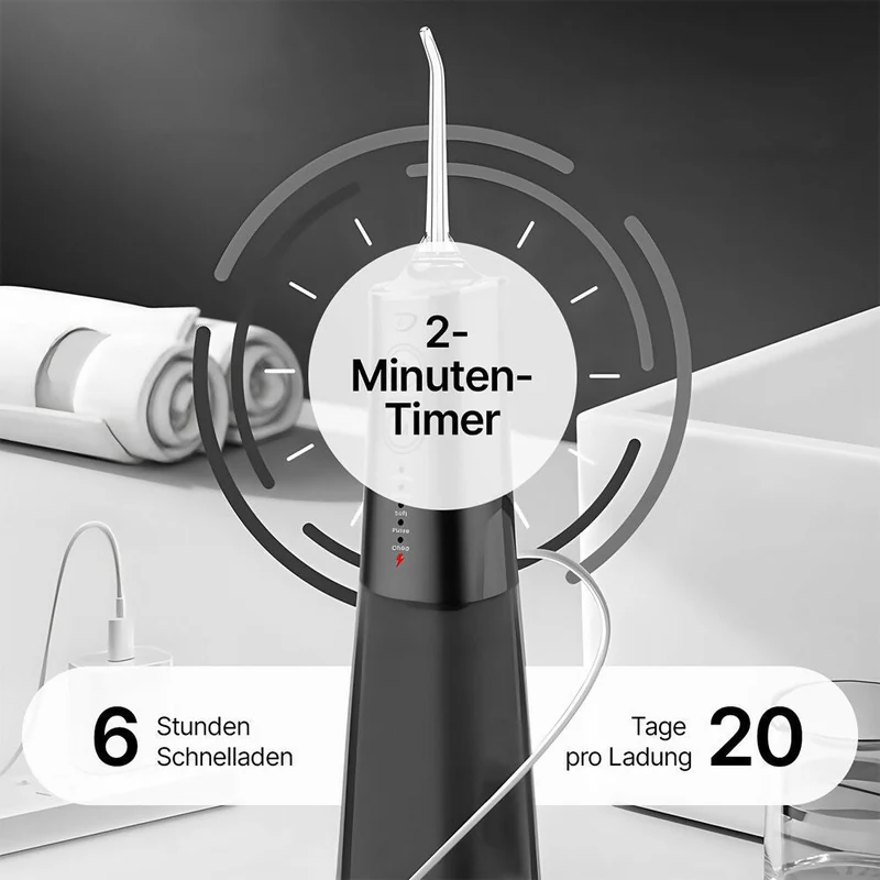 Oryzom ProFlow 2.0 - Tiefenreine Reinigung und gesundes Zahnfleisch dank präziser Wasserstrahl-Technologie