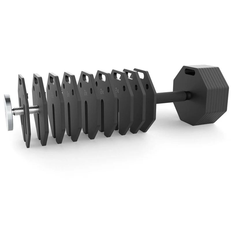 ATX® Octa-Dumbbell-Set XL 2 x 36 kg + SZ-Stange + Storage