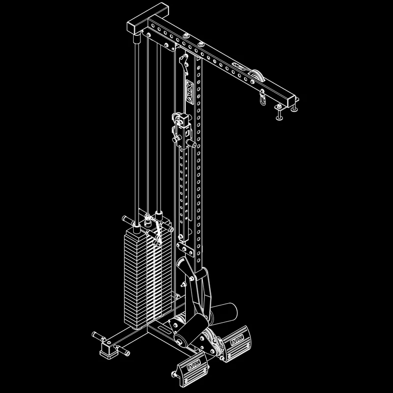 ATX® Latzug Option MPX-/ HRX-780 - 125 kg Steckgewichte