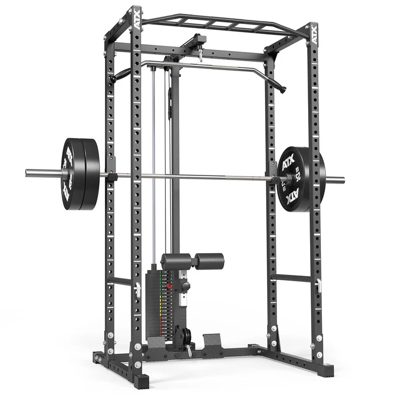 ATX® Power Rack PRX-520-XS mit Latzug 100 kg Steckgewichte - Höhe 215 cm