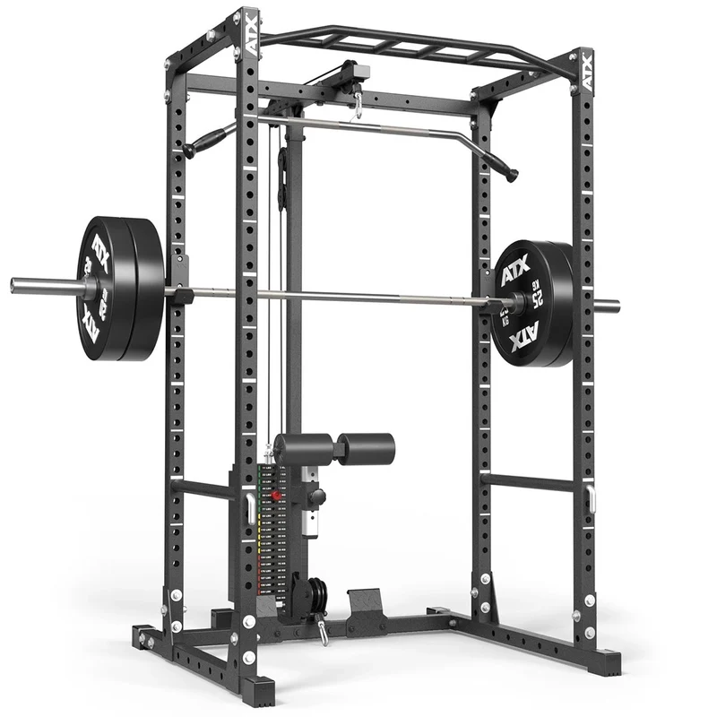 ATX® Power Rack PRX-510-XS mit Latzug 100 kg Steckgewichte - Höhe 198 cm
