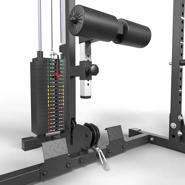 ATX® Power Rack PRX-510-XS mit Latzug 100 kg Steckgewichte - Höhe 198 cm