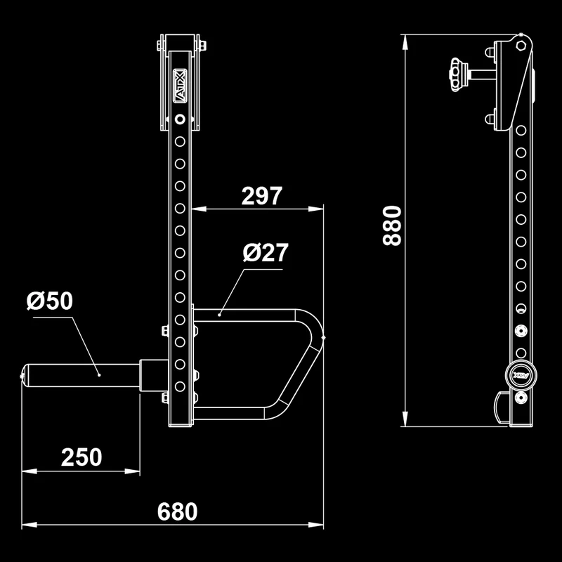ATX® Jammer Arms A1 - Series 500/600/700