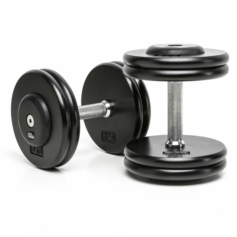 CHD Kompakthanteln Guss - 2,5 kg-Steigung - Paarweise - glatt