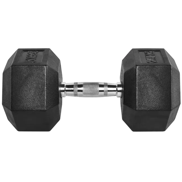 Hex Hantelsatz Gummi - 1 bis 25 kg