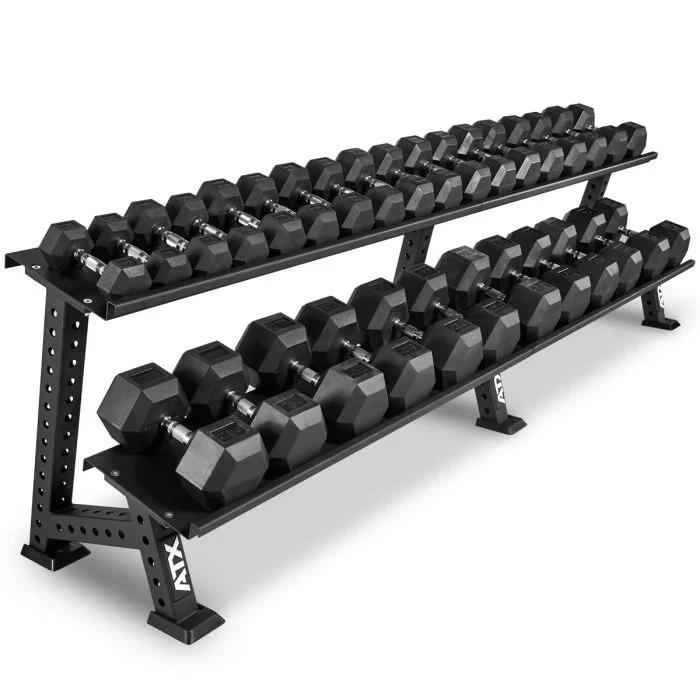 Hex Hantelsatz Gummi - 1 bis 25 kg