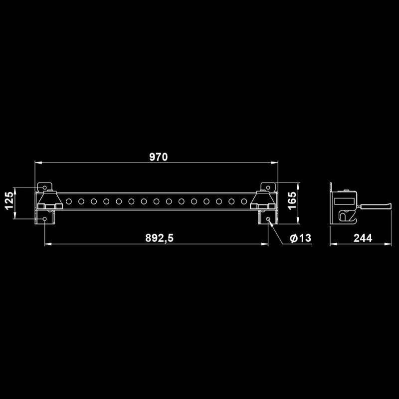 ATX® Rack-Zubehör-Ablage - Storage 700 Series