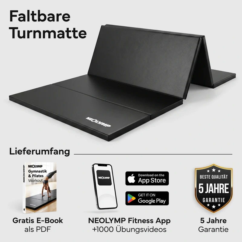 Turnmatte - faltbar mit Tragefunktion