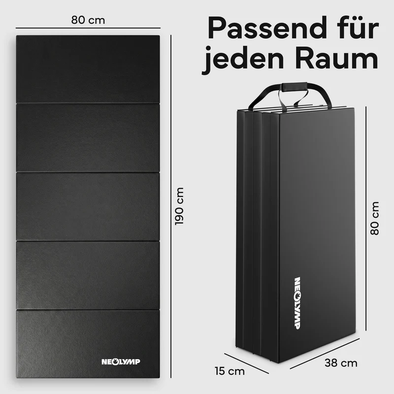 Turnmatte - faltbar mit Tragefunktion
