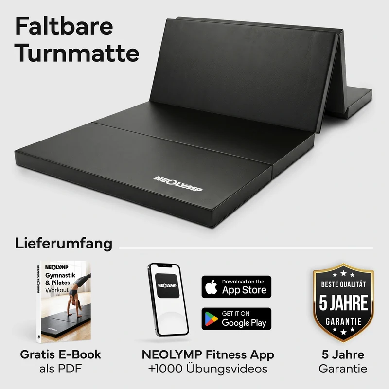 Turnmatte - faltbar mit Tragefunktion
