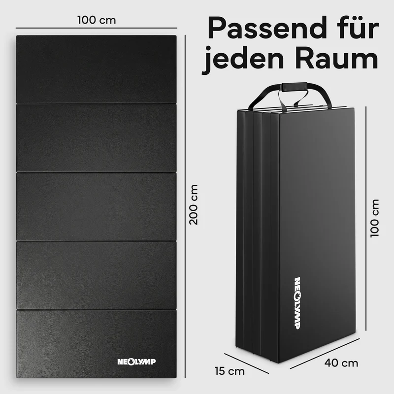 Turnmatte - faltbar mit Tragefunktion