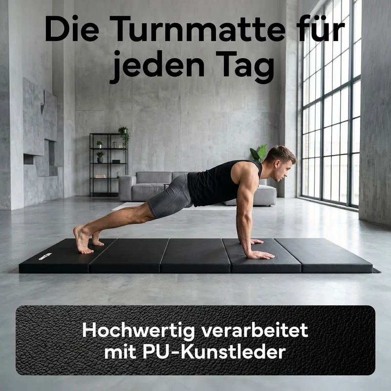 Turnmatte - faltbar mit Tragefunktion