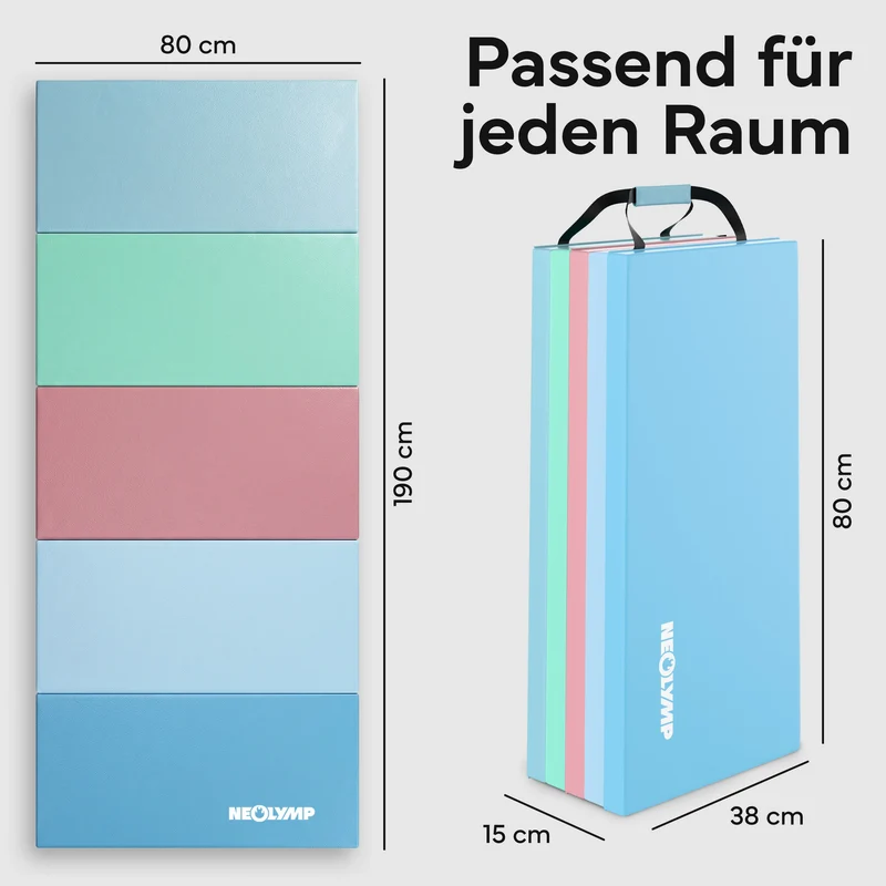 Turnmatte - faltbar mit Tragefunktion