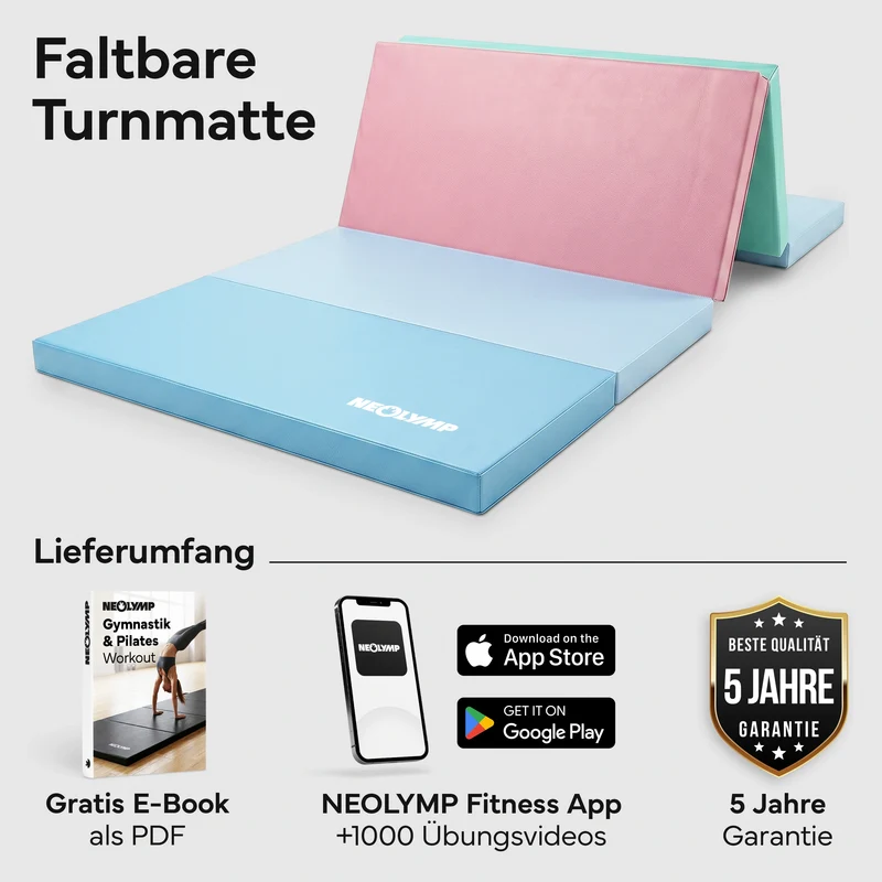 Turnmatte - faltbar mit Tragefunktion