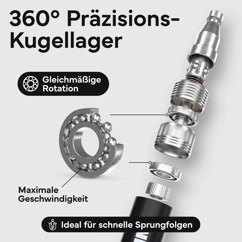 Springseil - Speed Jump Rope aus Aluminium