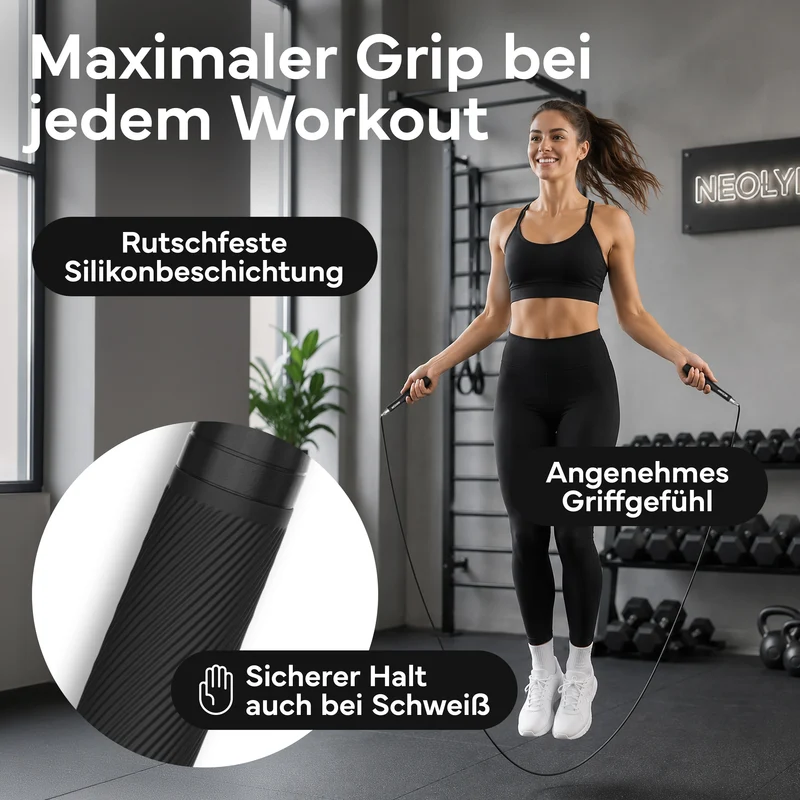 Springseil - Speed Jump Rope aus Aluminium