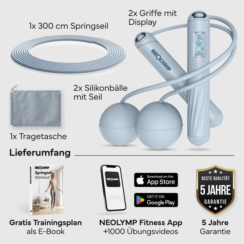 Smart Springseil Set - mit Zähler