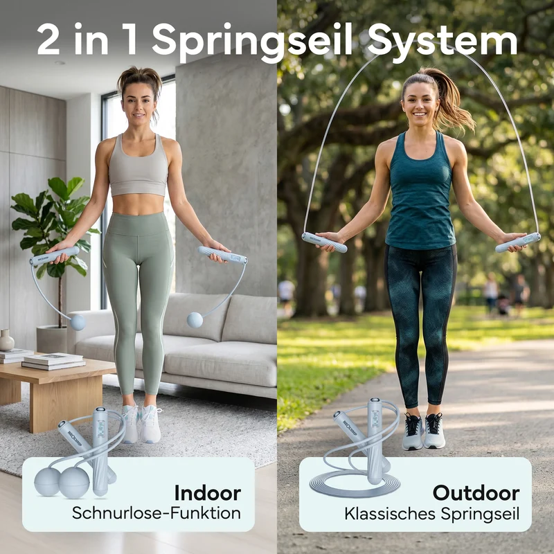 Smart Springseil Set - mit Zähler