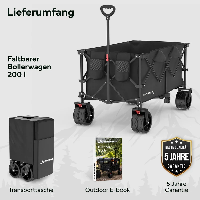 Bollerwagen faltbar - 200L / 300L