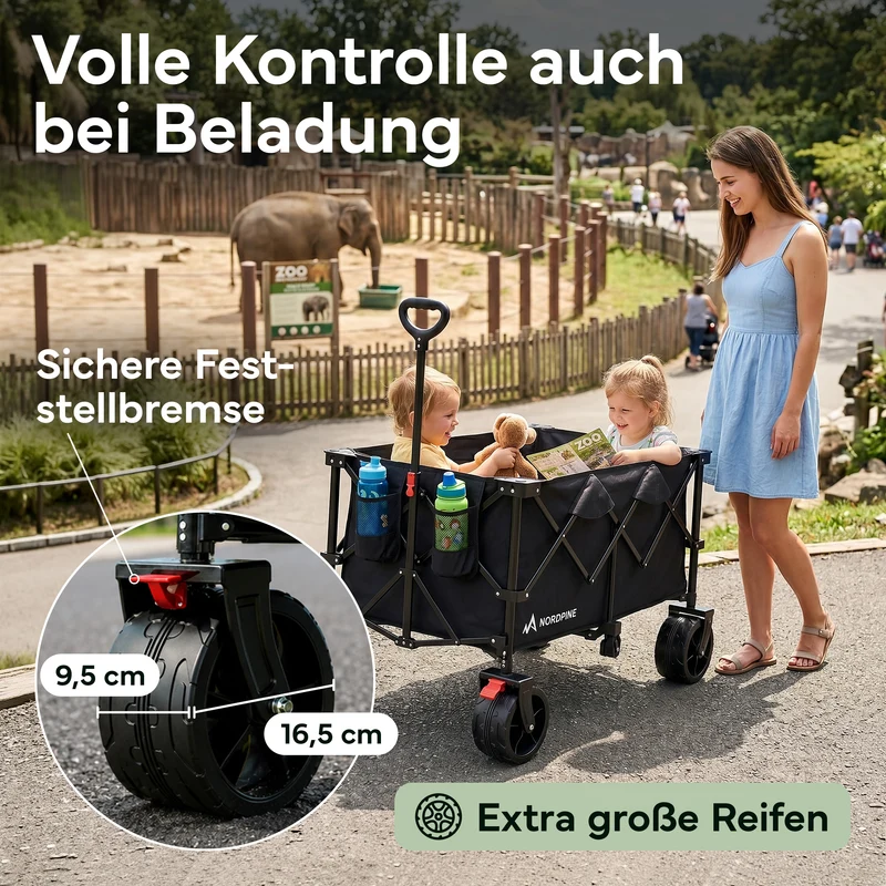 Bollerwagen faltbar - 200L / 300L